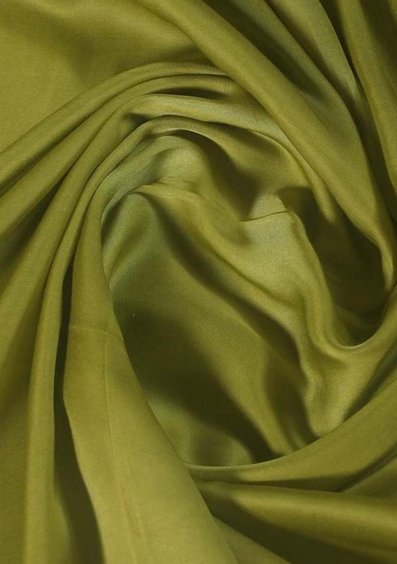 Girls Green Cotton Fusion Set - Indya