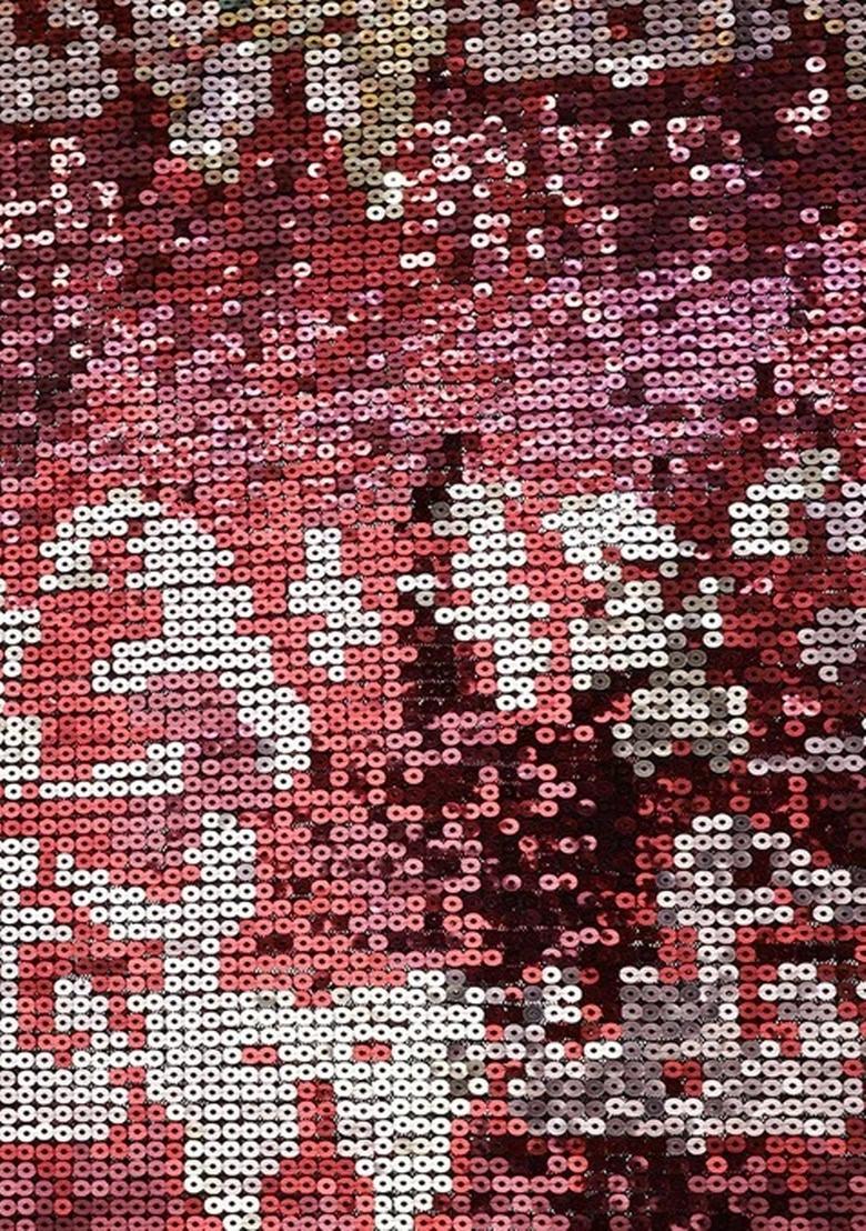 Girls Mauve Sequin Blouse Georgette Lehenga Set - Indya