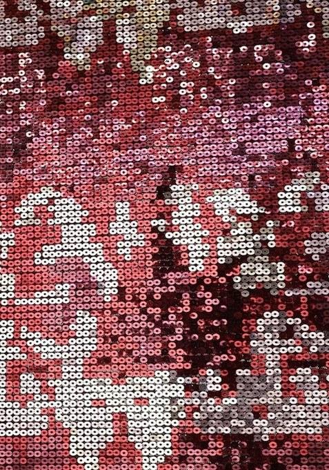 Girls Mauve Sequin Blouse Georgette Lehenga Set