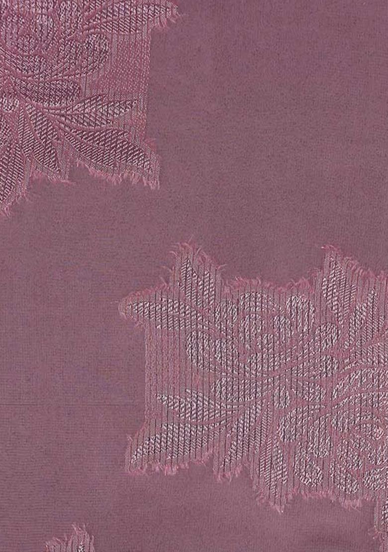 Girls Dusty Pink Georgette Textured Dress - Indya