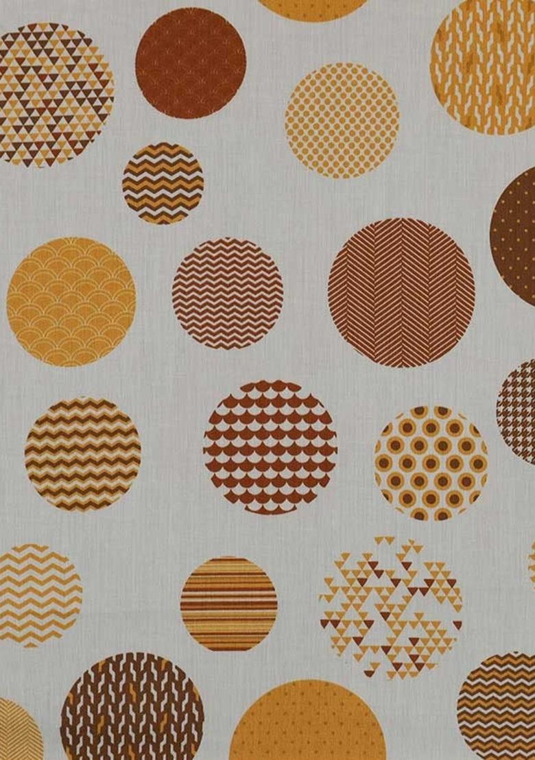 Girls Off White Poplin Abstract Printed Co-Ord Set - Indya