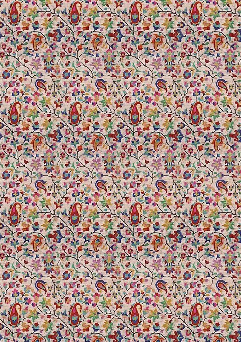 Girls Multicolor Floral Print Fusion Set - Indya