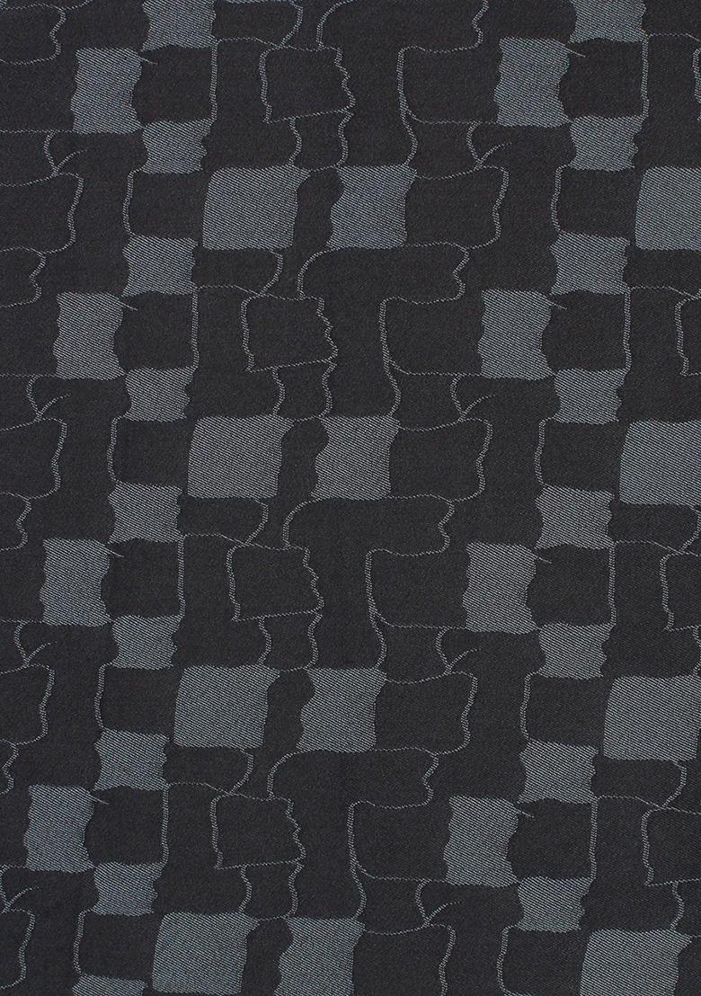 Girls Black Jacquard Denim Co-Ord Set