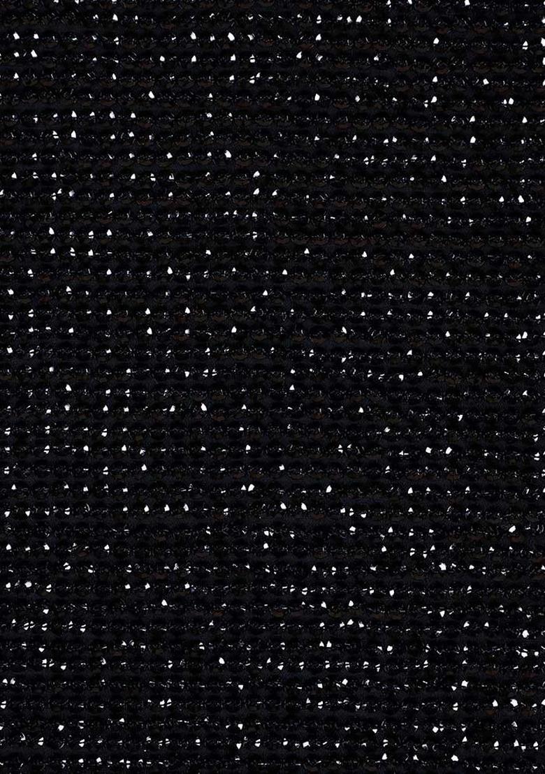 Girls Black Sequin Georgette Fusion Set - Indya