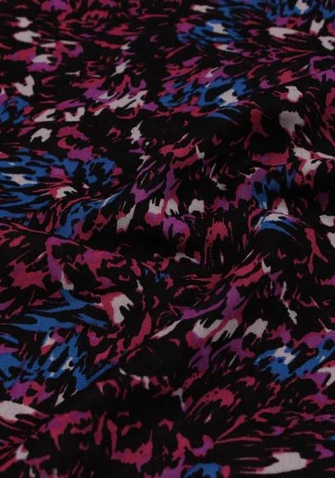 Girls Multicolor Abstract Print Georgette Anarkali Set