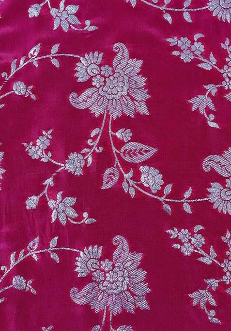 Girls Pink Georgette Lehenga Set