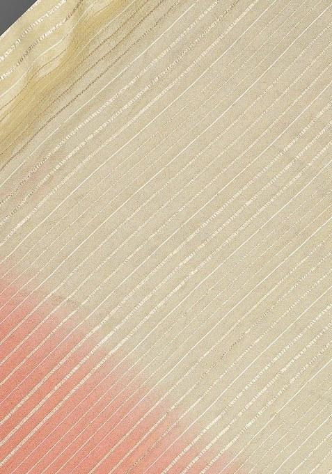 Girls Multicolor Textured Tissue Lehenga Set