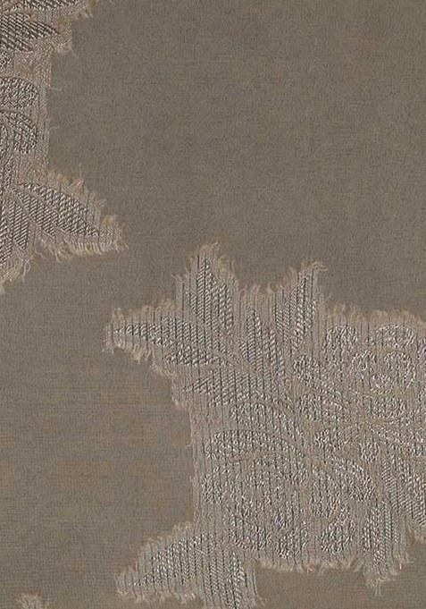 Girls Caramel Brown Textured Georgette Dress