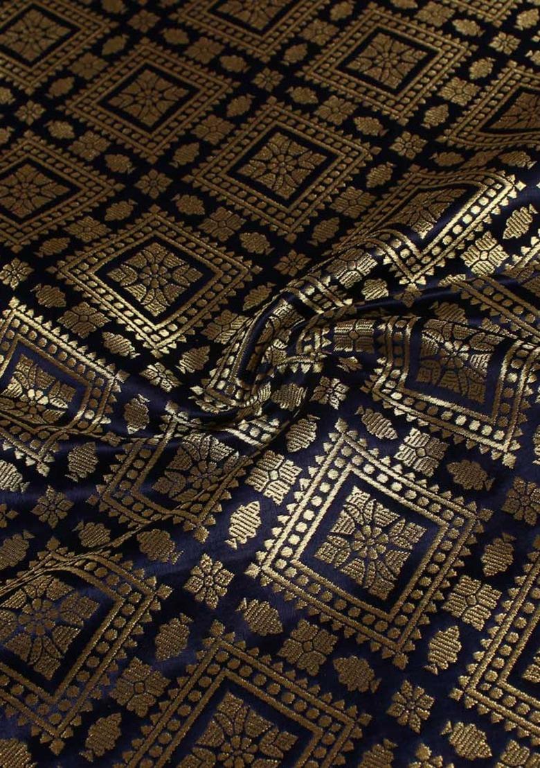 Girls Golden Brocade Dress