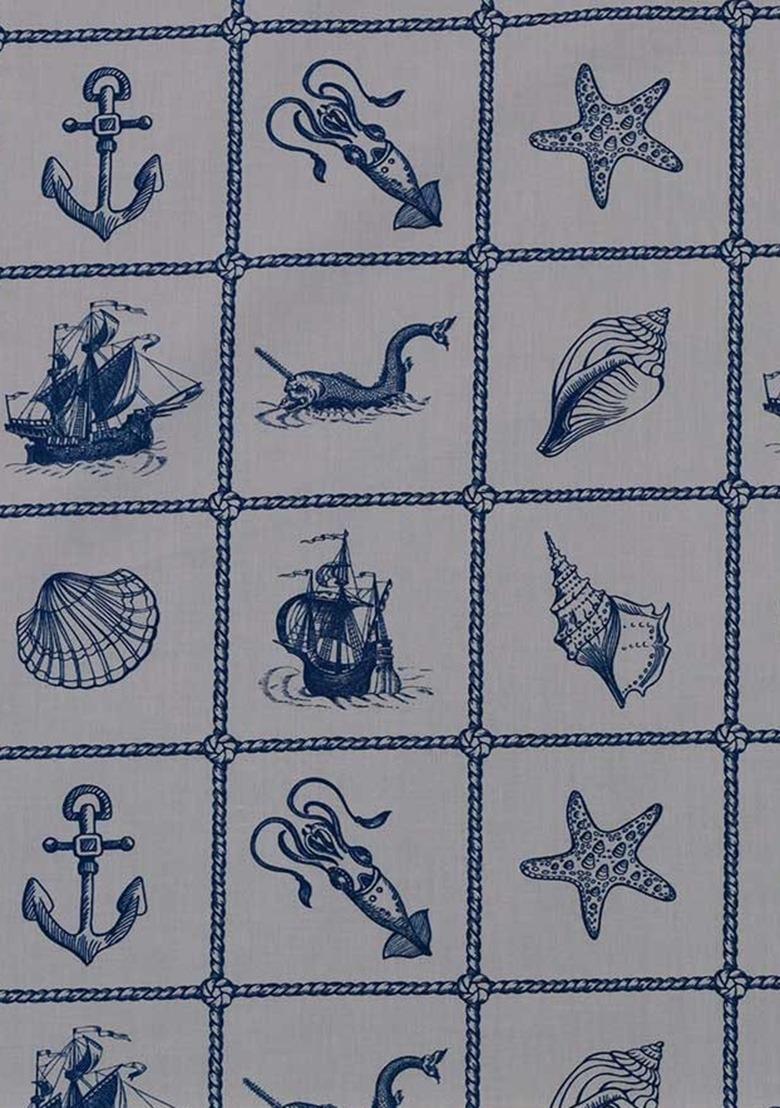 Girls White Figure Print Poplin Co-Ord Set - Indya