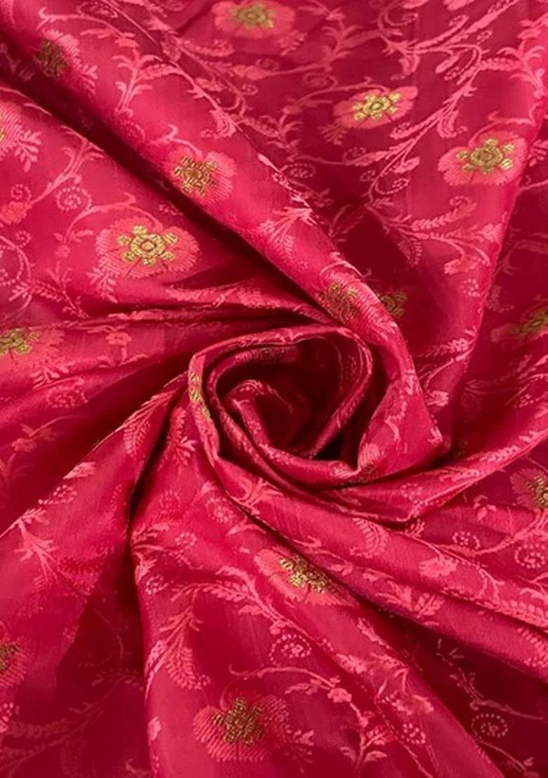 Girls Red Brocade Dress