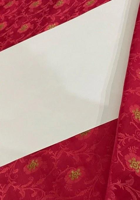 Girls Red Brocade Dress