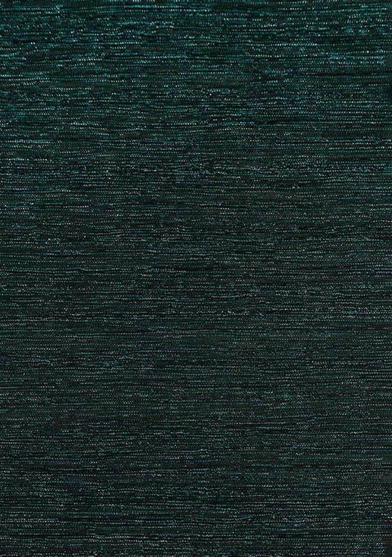 Girls Green Sequin Knit Fusion Set - Indya