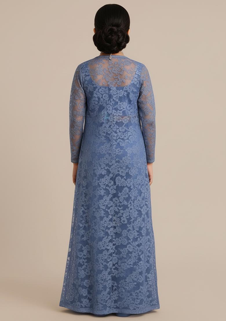 Girls Lilac Sequin Tissue Fusion Set - Indya