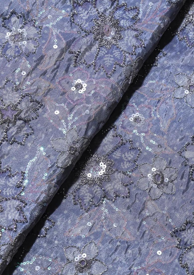 Girls Lilac Sequin Tissue Fusion Set - Indya