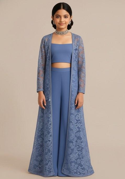 Girls Lilac Sequin Tissue Fusion Set