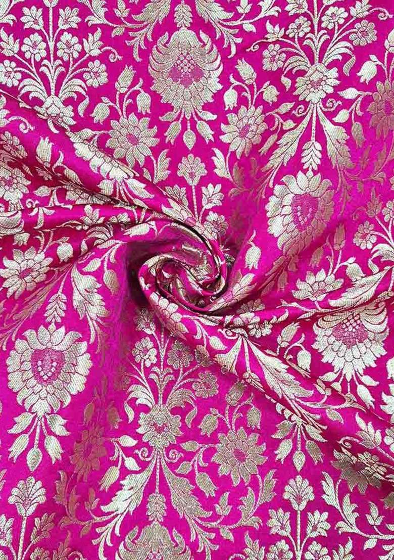 Girls Pink Embroidered Georgette Fusion Set - Indya