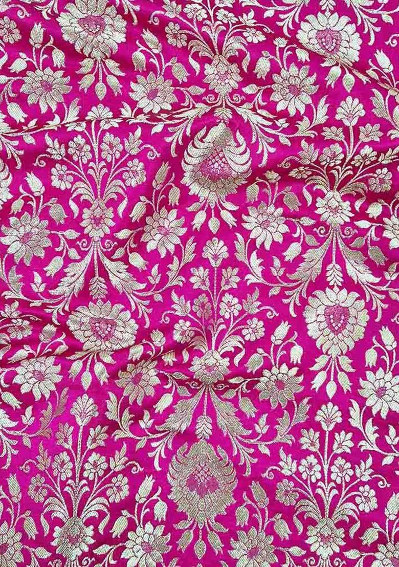 Girls Pink Embroidered Georgette Fusion Set - Indya