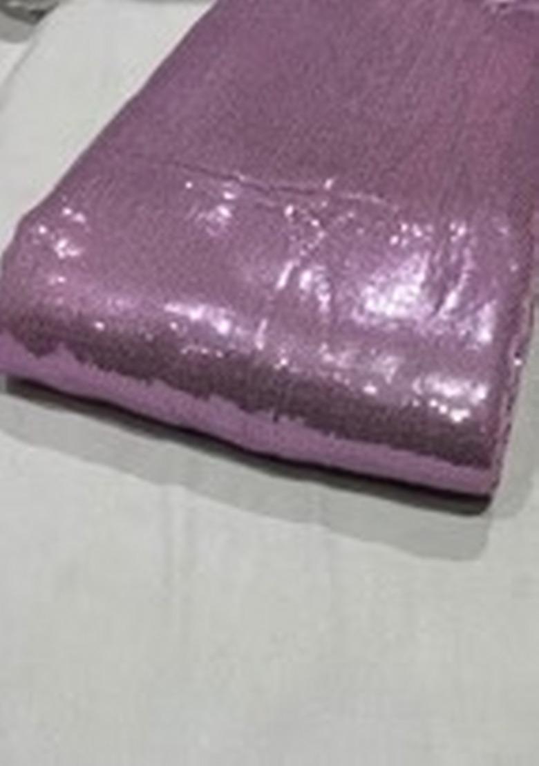 Girls Purple Sequin Georgette Fusion Set - Indya