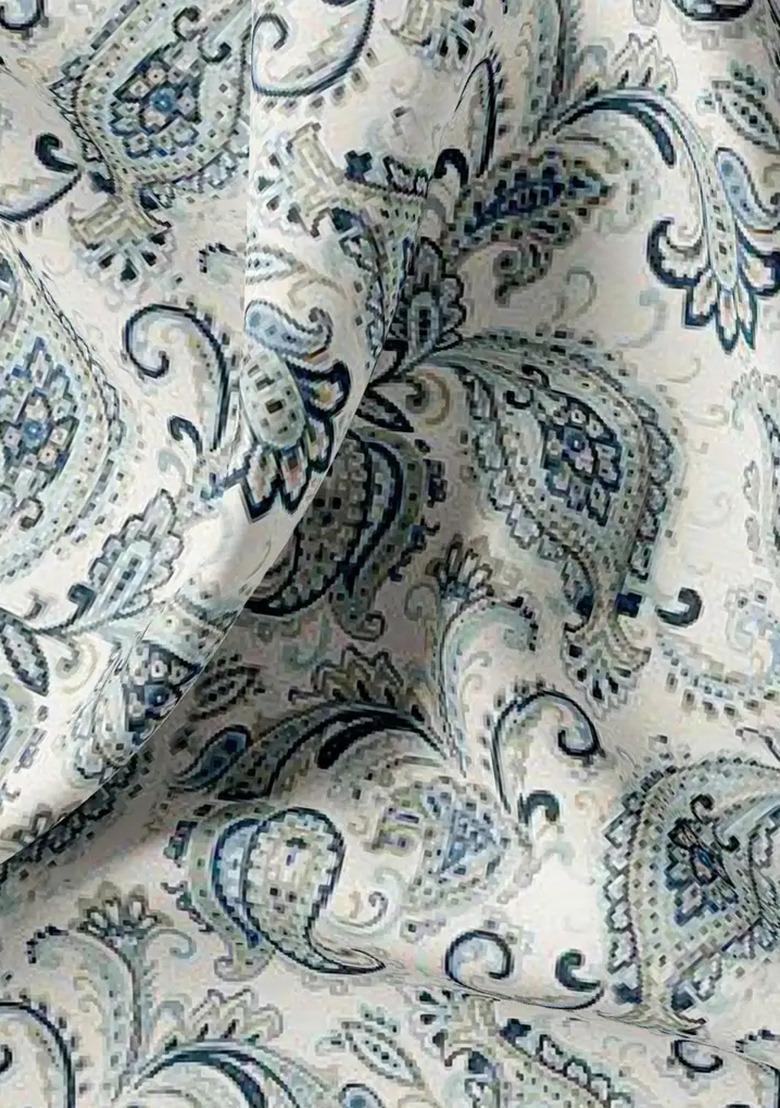 Girls White Floral Print Chiffon Sharara Set - Indya