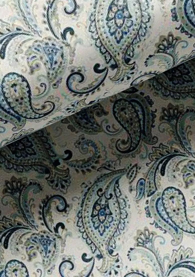 Girls White Floral Print Chiffon Sharara Set - Indya