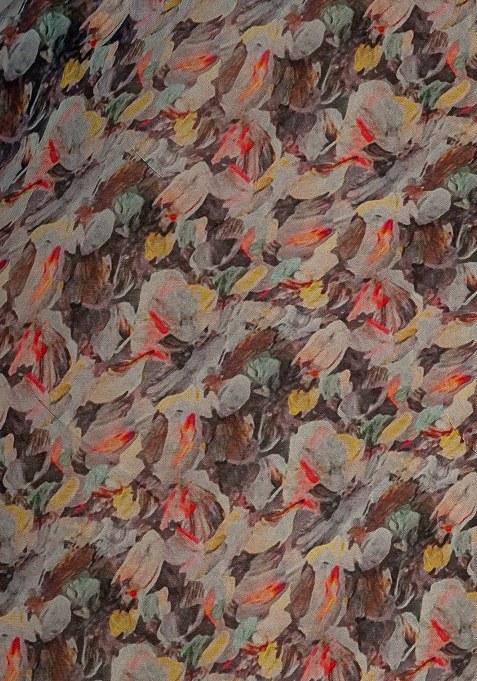 Girls Multicolor Floral Print Georgette Sharara Set