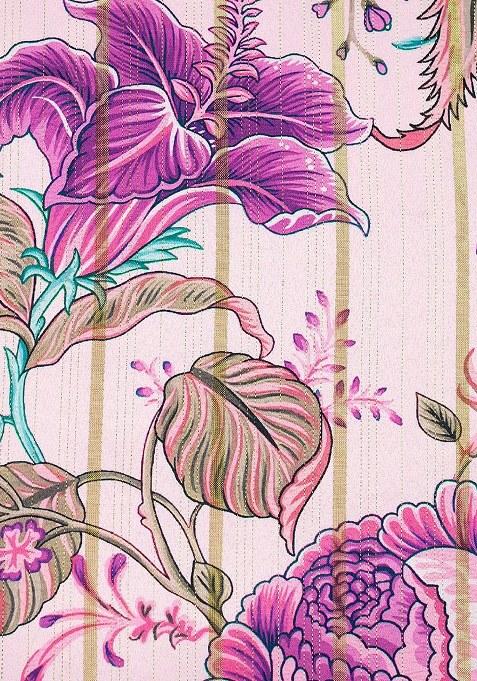 Girls Pink Floral Print Satin Lehenga Set