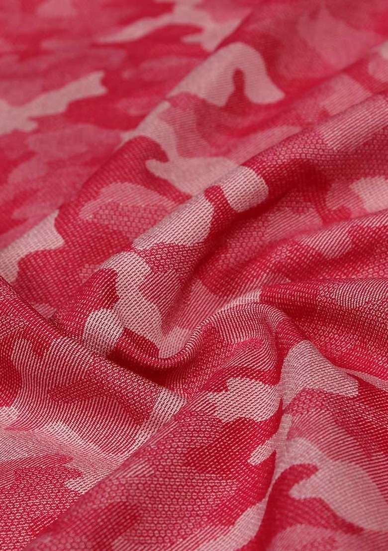 Girls Pink Brocade Co-Ord Set - Indya