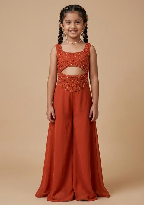Girls Rust Handwork Goergette Fusion Set