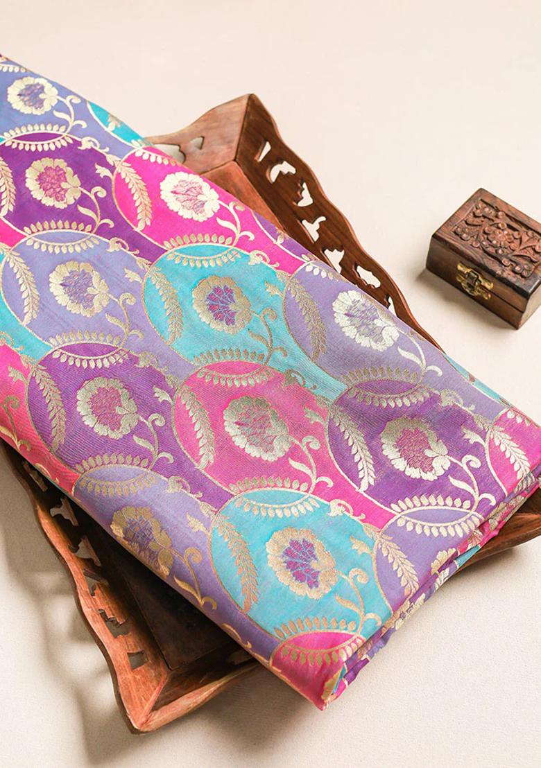 Multicolor Brocade Dress