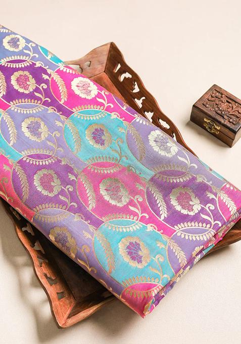 Multicolor Brocade Dress