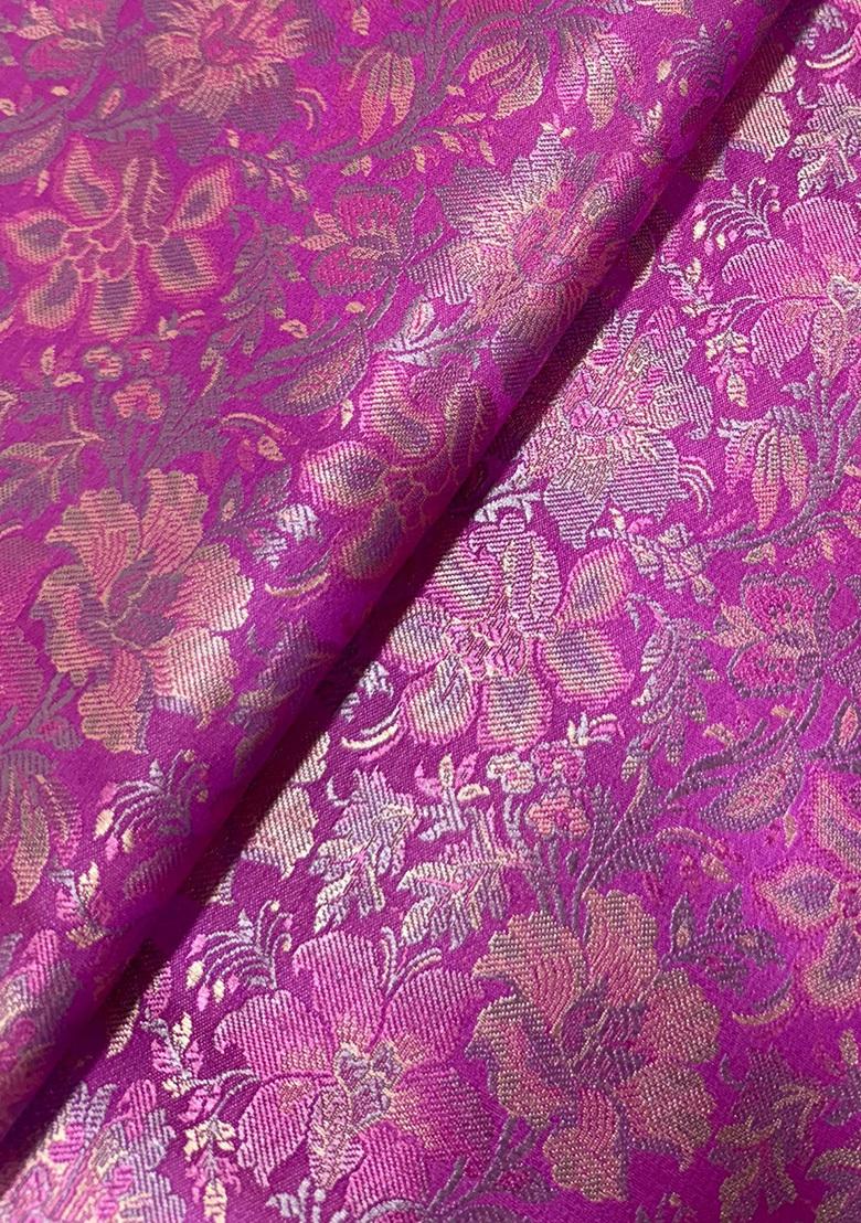 Magenta Brocade Jumpsuit