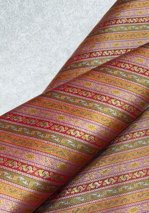 Multicolor Brocade Dress