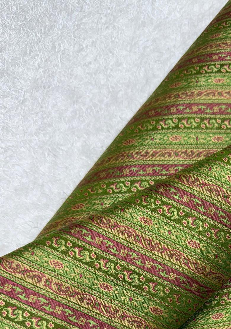 Light Green Brocade Dress