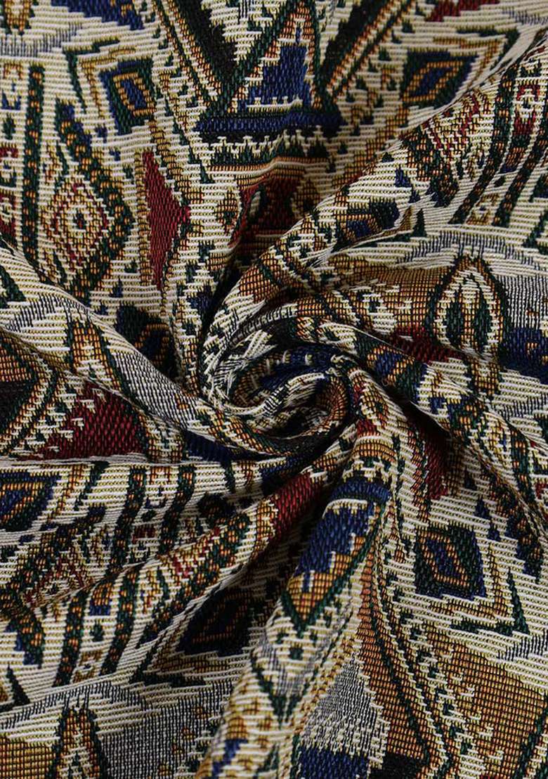 Multicolor Printed Poly Cotton Dress - Indya