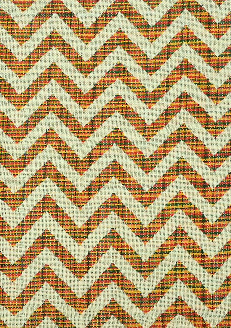 Yellow Printed Cotton Blend Dress - Indya