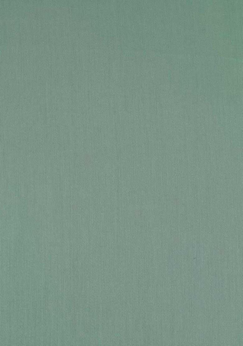 Sea Green Solid Cotton Dress - Indya