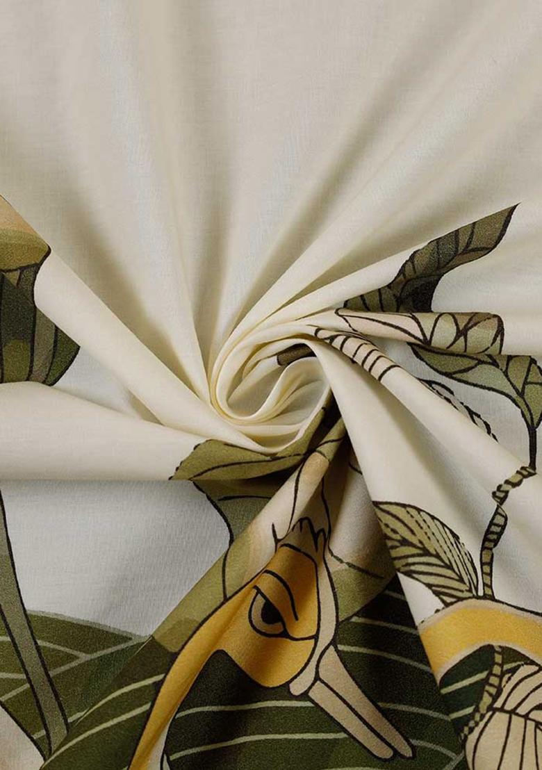 Multicolor Printed Cotton Dress