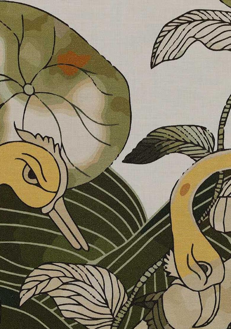 Multicolor Printed Cotton Dress