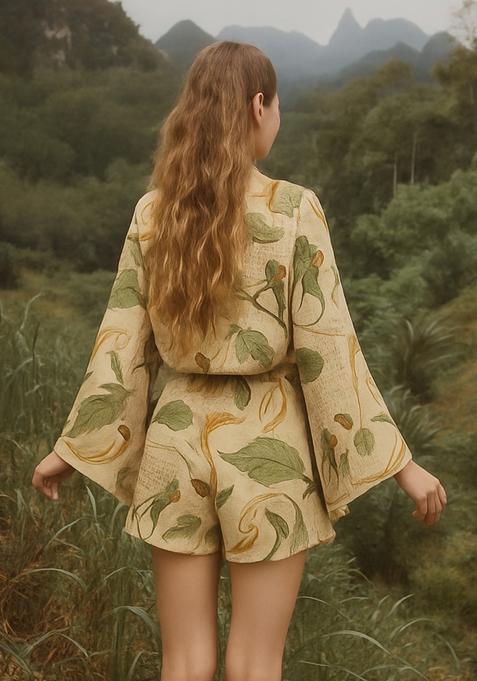 Multicolor Printed Cotton Dress