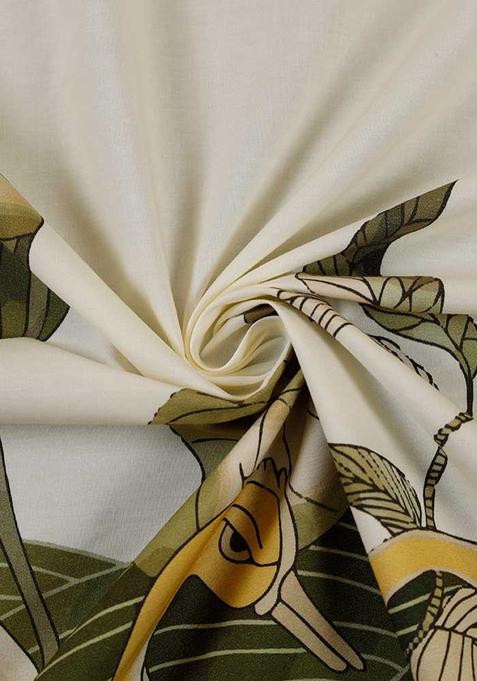 Multicolor Printed Cotton Dress