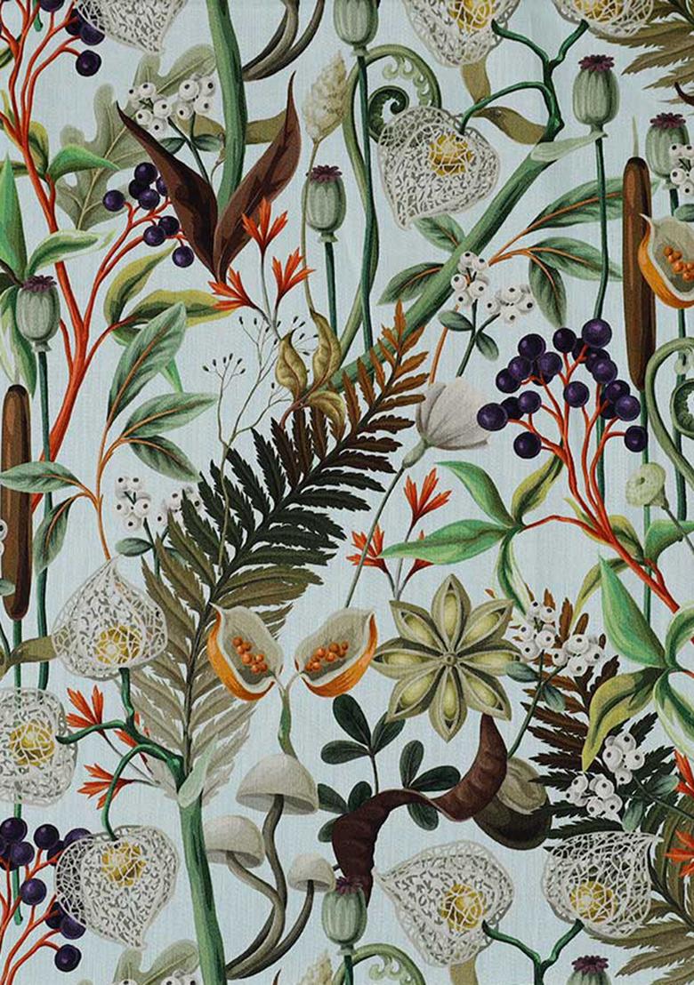 Multicolor Cotton Floral Printed Dress - Indya