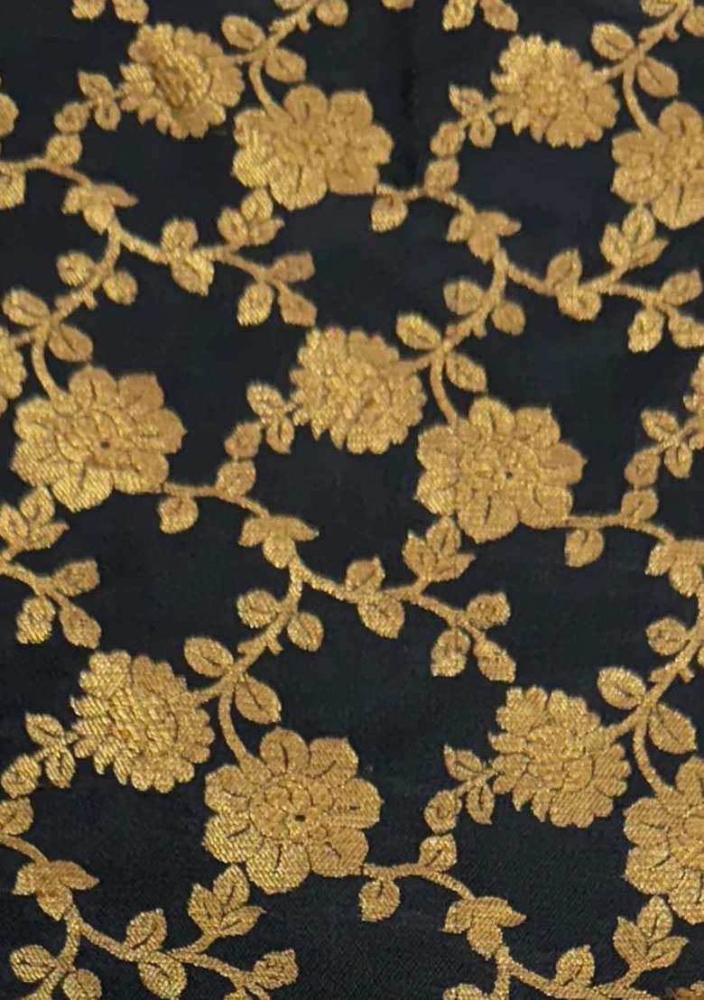 Black Brocade Dress for Diwali | Wedding & Festive Wear - Indya