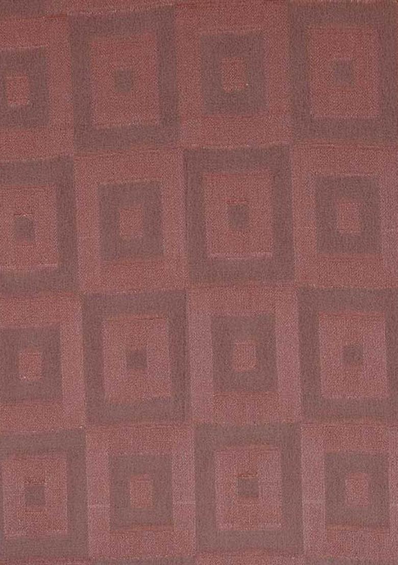 Brown Textured Georgette Dress