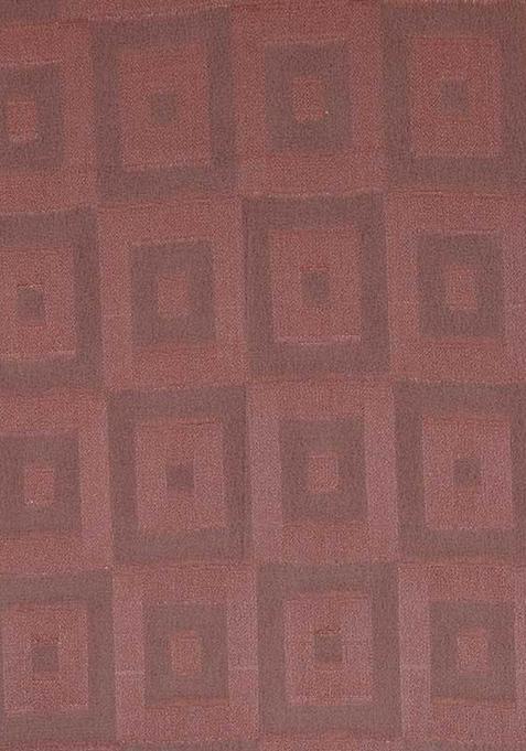 Brown Textured Georgette Dress