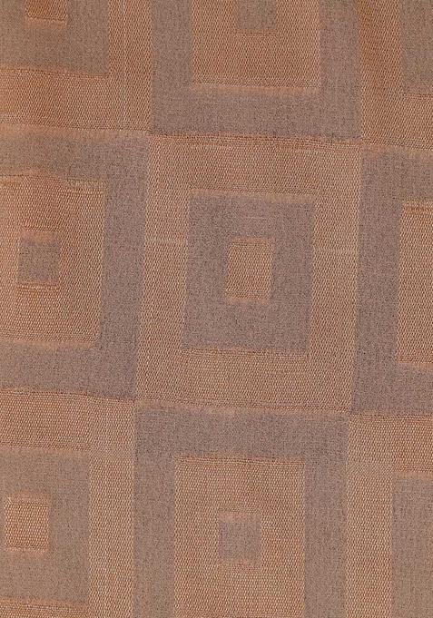 Brown Textured Georgette Dress