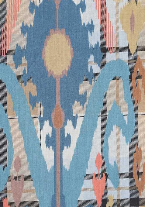 Multi Color Abstract Print Cotton Dress