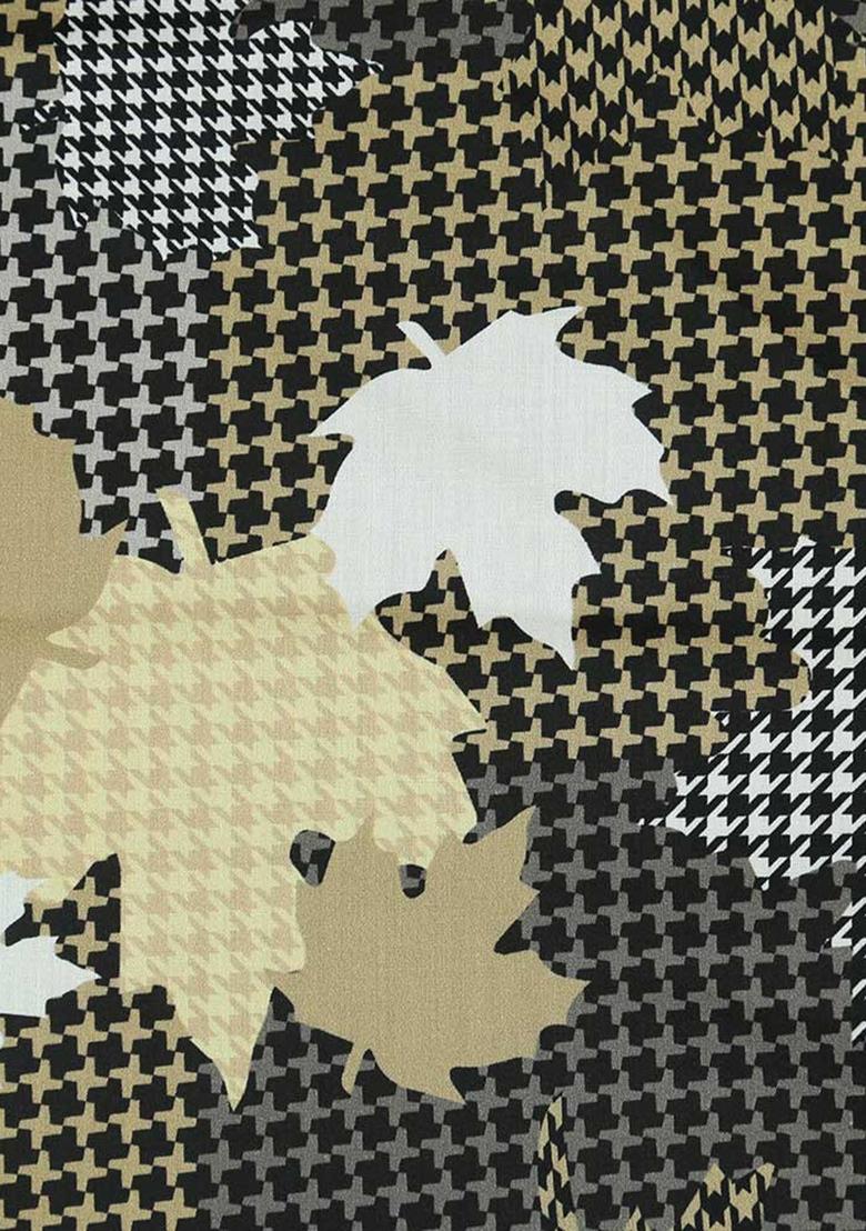 Green Figure Print Cotton Dress - Indya