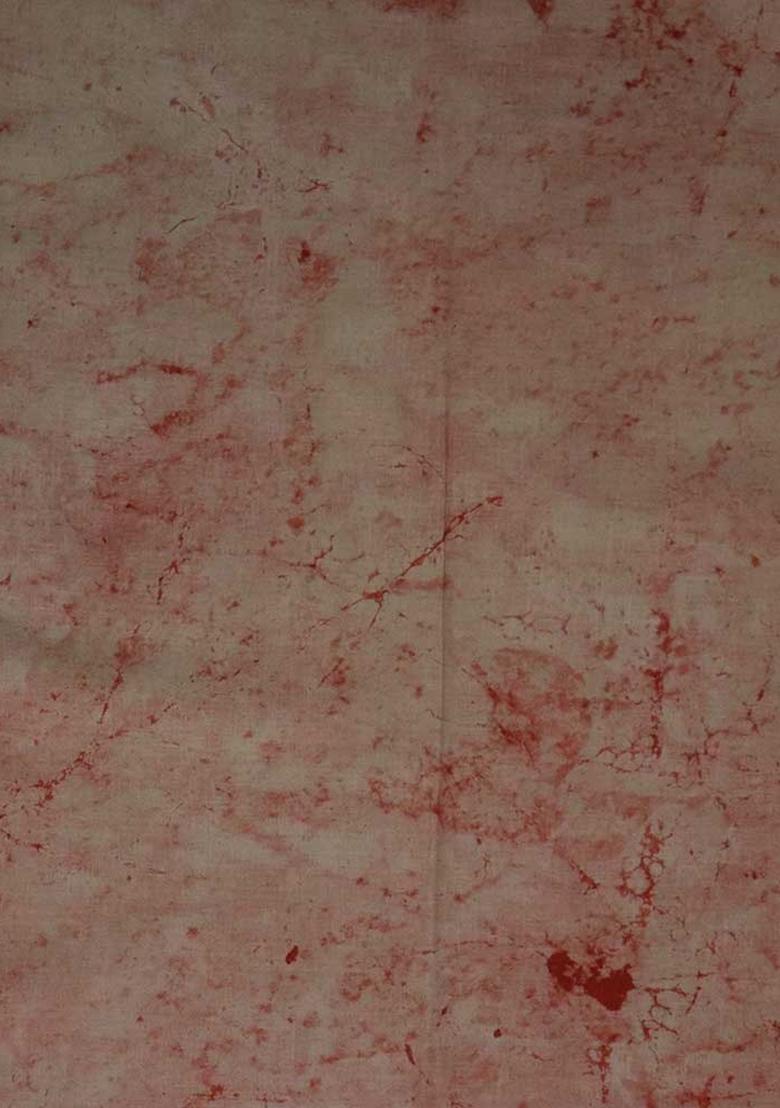 Red Abstract Print Cotton Dress - Indya