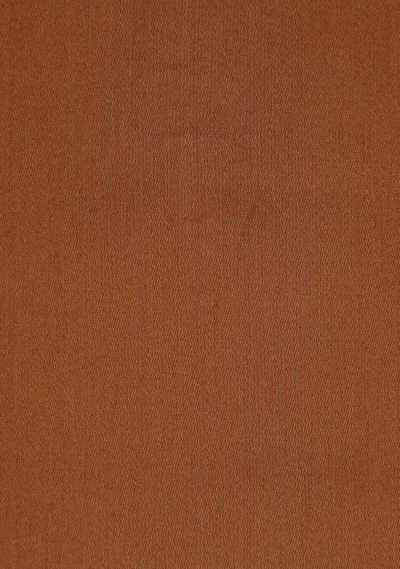 Brown Solid Cotton Dress - Indya